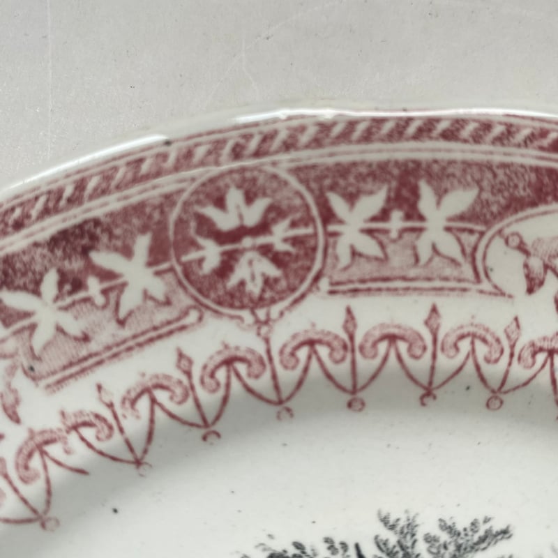 19世紀 ディゴワン・サルグミンヌ おしゃべりなお皿 デザートプレート