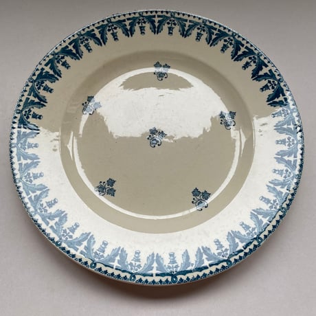 フランスヴィンテージ｜サラン SALINS｜格子柄 チェック｜スープ皿2枚セット フランスヴィンテージ｜サラン SALINS｜格子柄 チェック｜スープ皿2枚