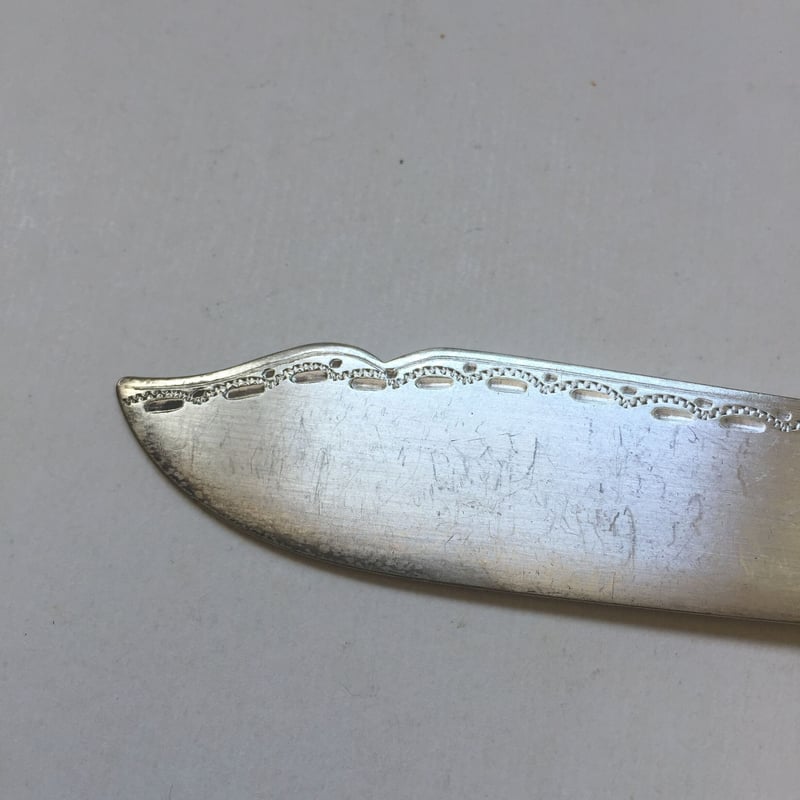1900年 ヒリアード&トーマソン シルバープレート 魚用ナイフと