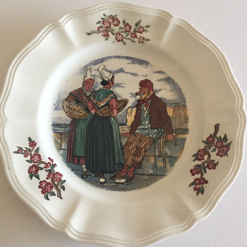 C サルグミンヌ　ワンコとおサルのデザートプレート C サルグミンヌ ワンコとおサルのデザートプレート | gc.brocante