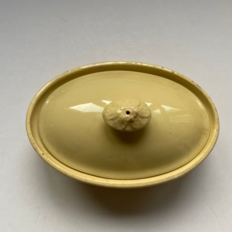 19世紀　サルグミンヌ　耐熱陶器　テリーヌ　ジョーヌ・イヴォワール