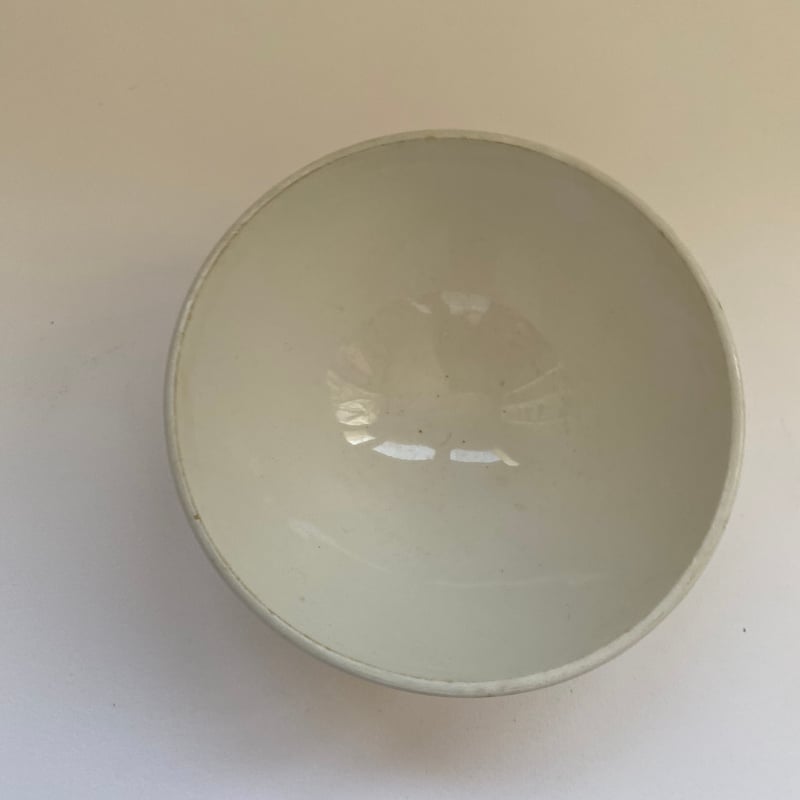 ムーランデルー　優しいクリーム色のカフェオレボウル 20世紀前半から中期 ムーランデルー他 カフェオレボウル