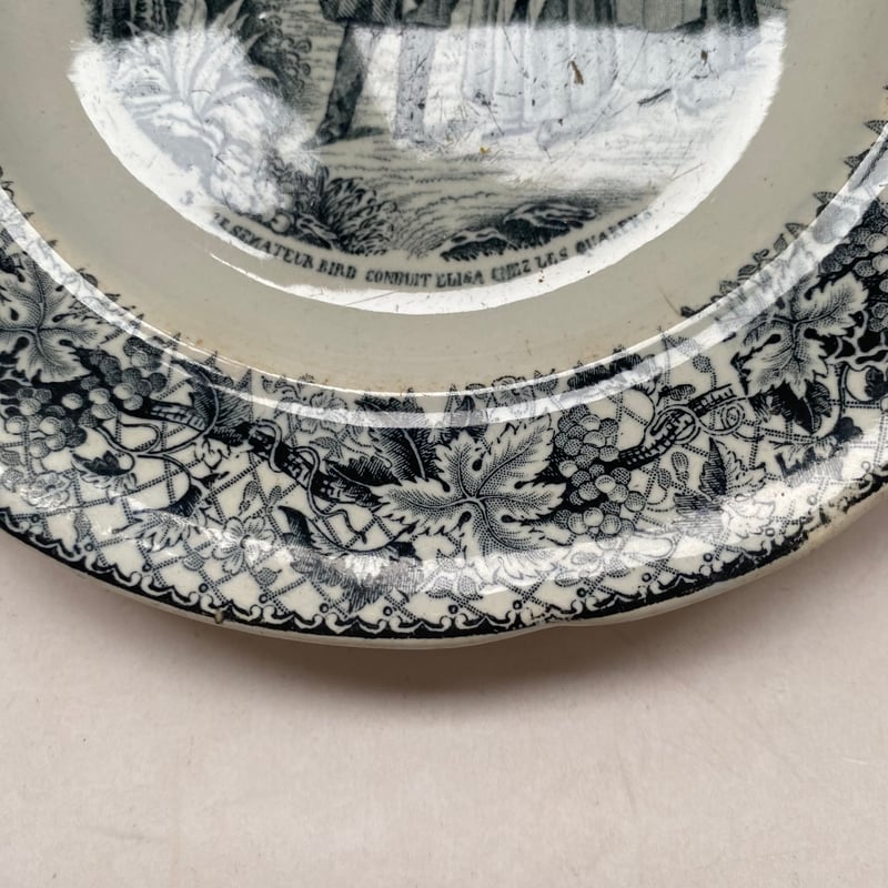 19世紀後半 ショワジールロワ おしゃべりなお皿 デザート