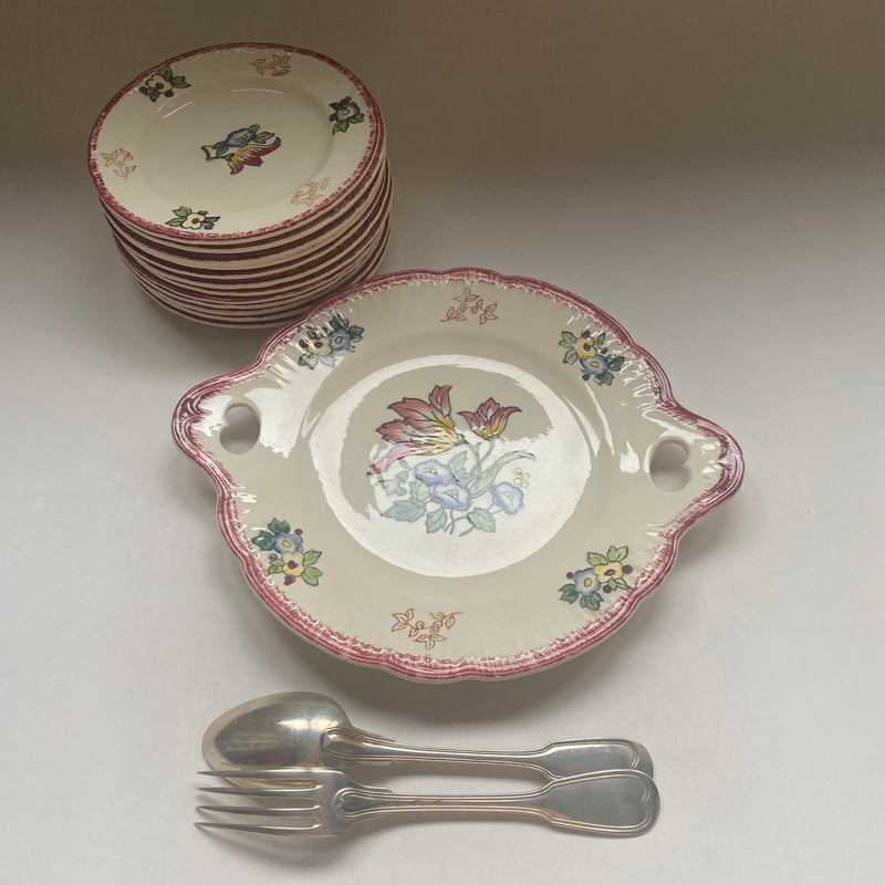 1920年代 ロンウィ マルセイユ サーヴィス・ド・デッセール 7点セット