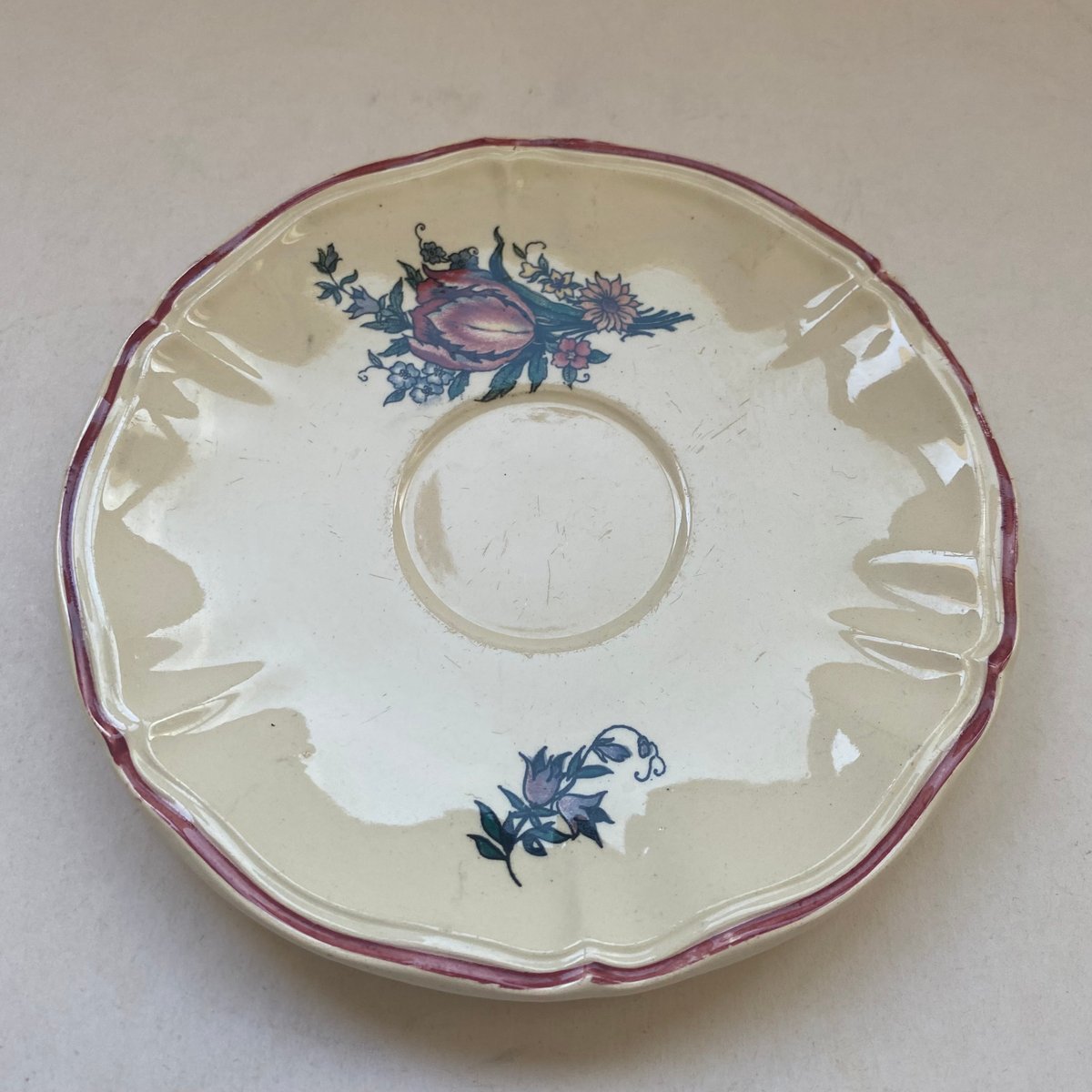 1930年頃　サルグミンヌ　DIGOIN アールデコ　スカイブルーティーセット 1930年頃 サルグミンヌ DIGOIN アールデコ スカイブルーティーセット