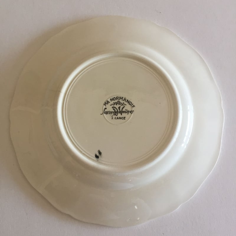 1920年代 サルグミンヌ デザートプレート おしゃべりなお皿 マ