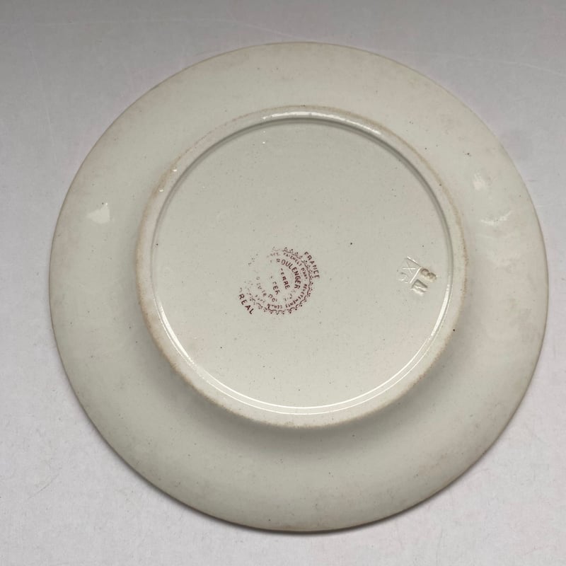 フランス/ショワジー・ル・ロワ/パヴォディナー平皿「D」