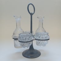 １９３０年代　サーヴィス・ア・コンディマン　鋳造ガラスとエタン製