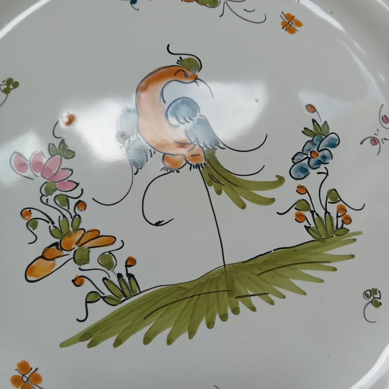 20世紀後半 ムスティエ TR サイン ディナープレート