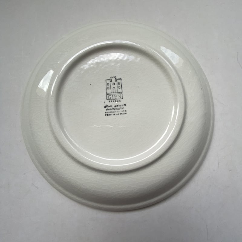 1970年代 ジアン ポルシェール デザートプレート フロマージュ柄 4