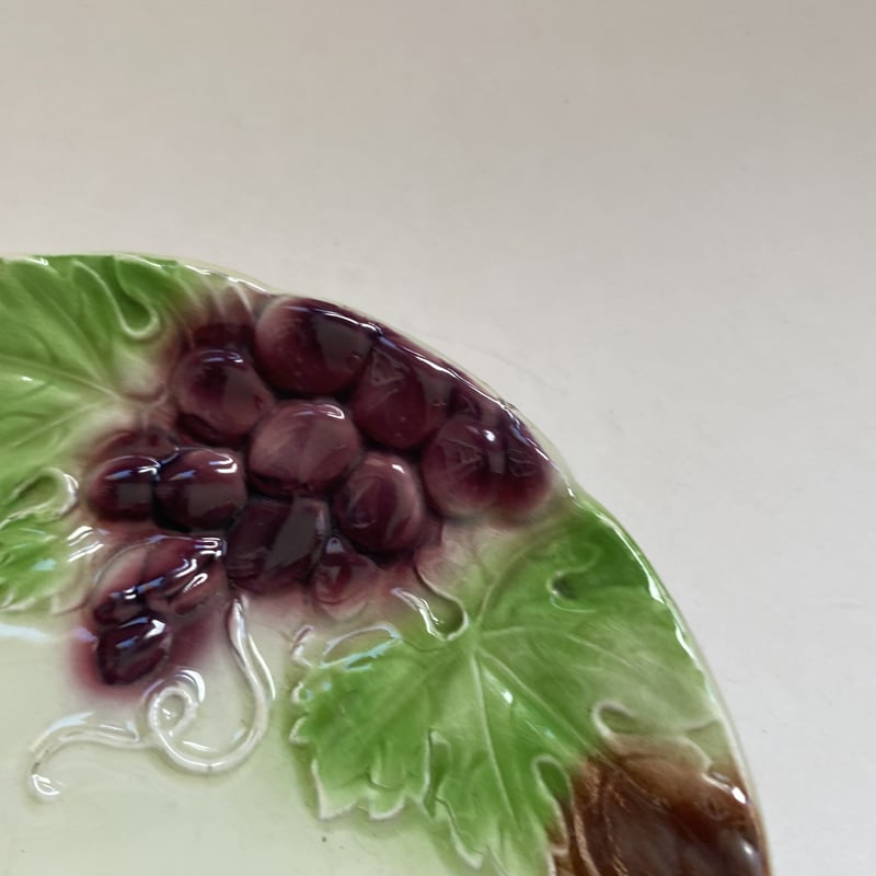 1900年 デザートプレート バルボティーヌ ぶどう柄 1−4 | campagne à