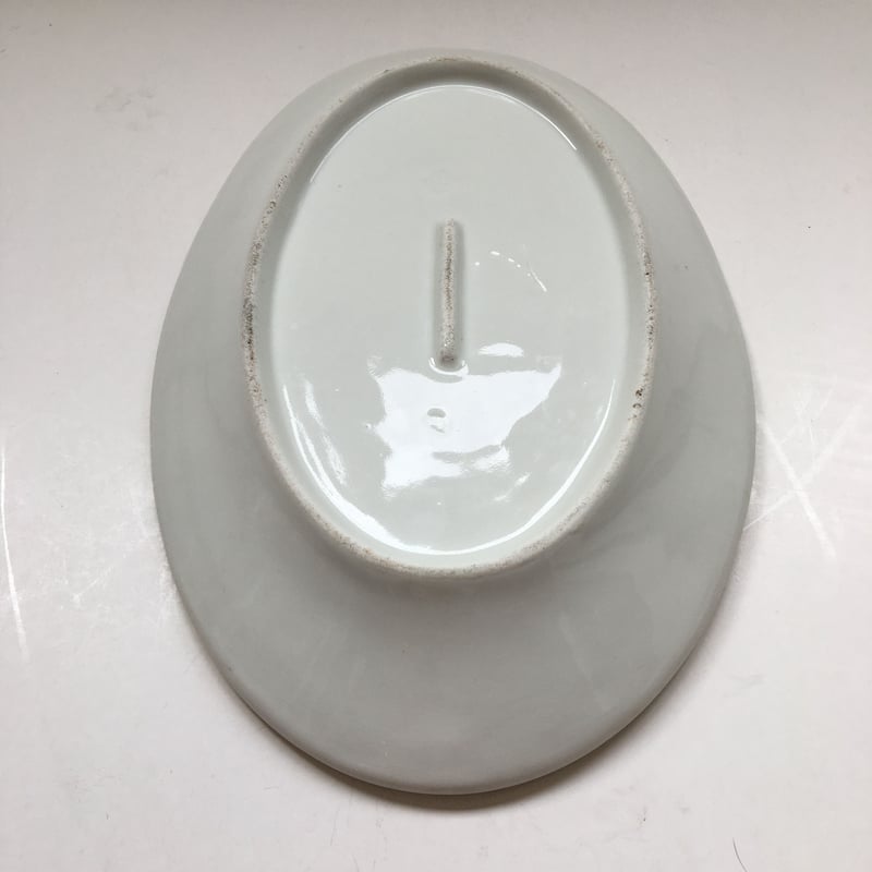 刻印なし オーバル・プレート ラヴィエ 白磁器製 Lサイズ | campagne à