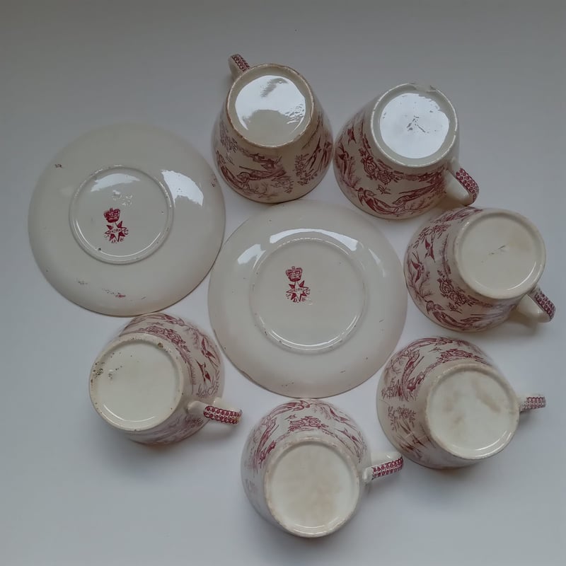 ニューホール 19世紀 イングランド シノワズリ 窓辺の少年 ソーサー プレート ニューホール 19世紀 イングランド シノワズリ 窓辺の少年