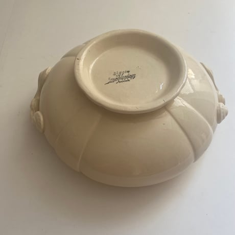1920年代　サルグミンヌ　花リム　レギュミエ(蓋なし)　２