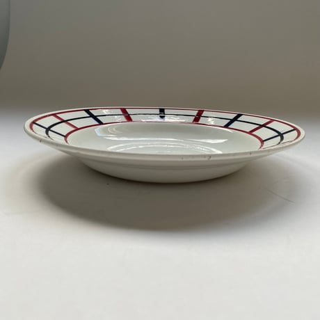 1920年代　サンタマン　ライン　スーププレート　トリコロール　1−１４