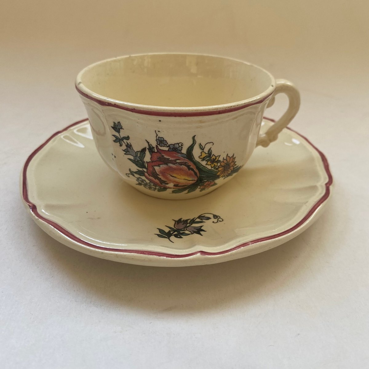 1930年頃 サルグミンヌ DIGOIN アールデコ スカイブルーティーセット 1930年頃サルグミンヌDIGOIN アールデコスカイブルーティーセット