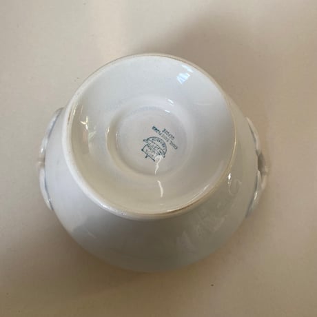 19世紀後半　クレイユ・エ・モントロー　レギュミエ　白い陶器
