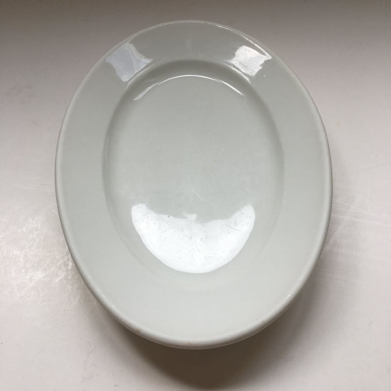 刻印なし オーバル・プレート ラヴィエ 白磁器製 Lサイズ | campagne à