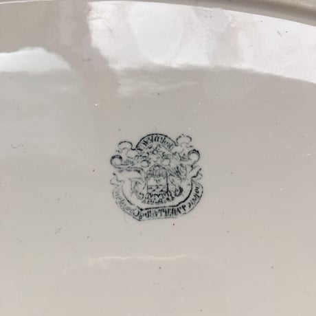 19世紀　ボルドー　ジュール・ヴィエイヤール　プラ・オーヴァル　白陶器