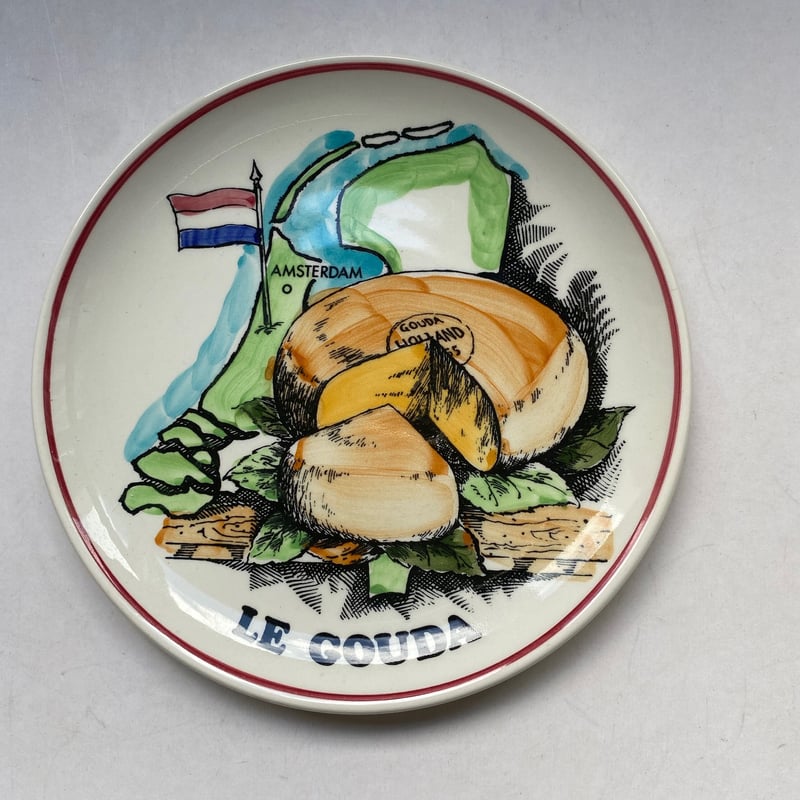 1970年代 ジアン コルドン・ルージュ デザートプレート ヨーロッパ