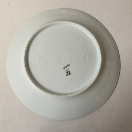 1900年代　リモージュ　J.B.T et cie 　ベルポー　デザート・プレート　リラとブール・ド・ネージュ柄　1−１２