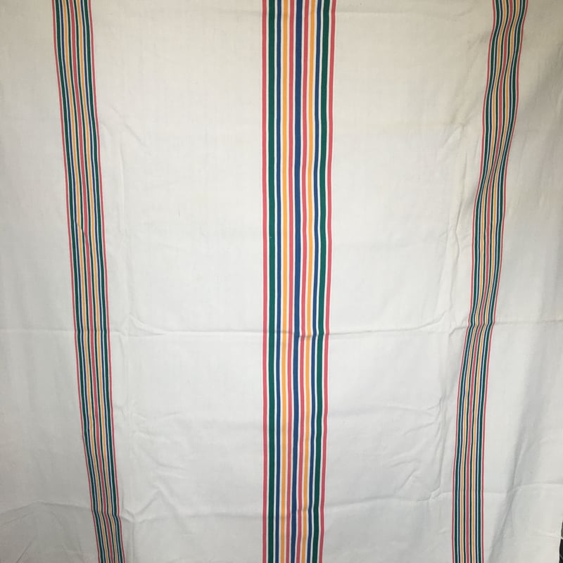 1950年代 バスク ストライプ テーブル・クロスとナプキンセット