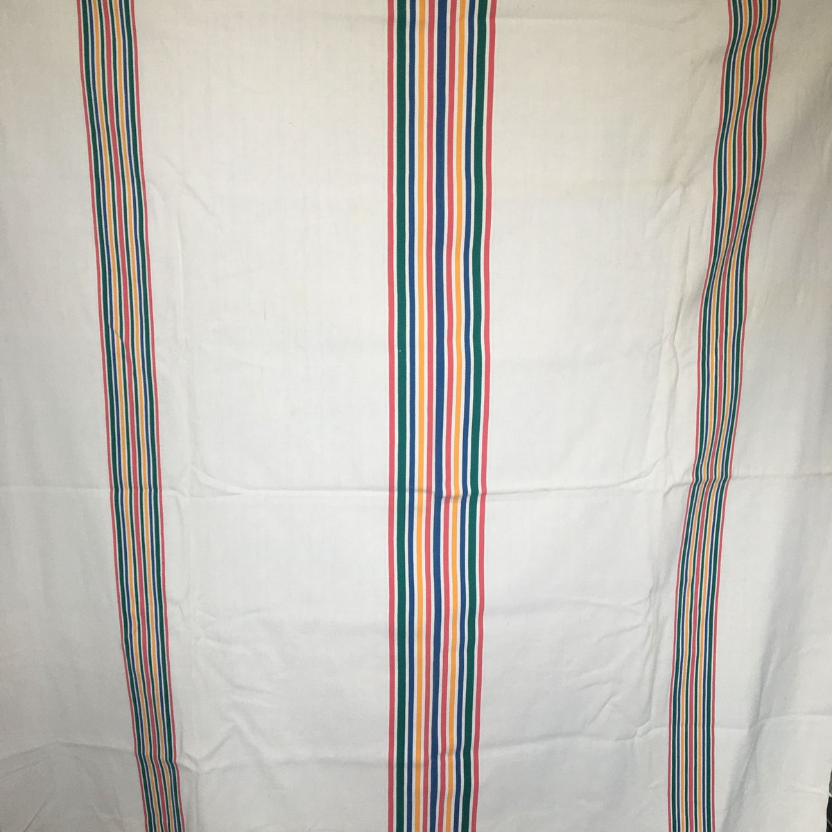 1950年代 バスク ストライプ テーブル・クロスとナプキンセット