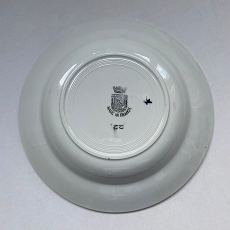 1920年代　サンタマン　ライン　スーププレート　トリコロール　1−１４