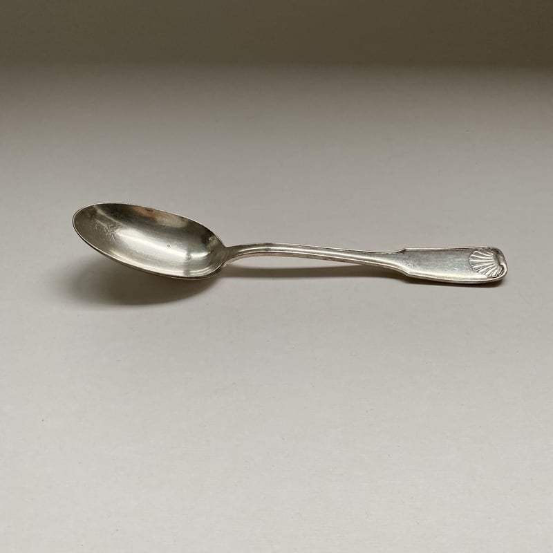 19世紀 N.C シルバープレート シェル・レリーフ テーブル・スプーン 7