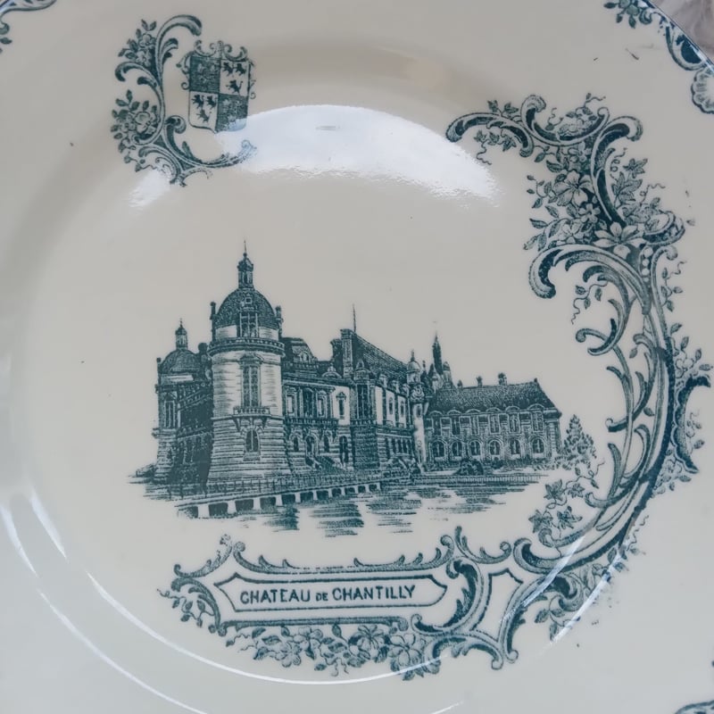 19世紀後半 クレールフォンテーヌ シャトー ディナー・プレート