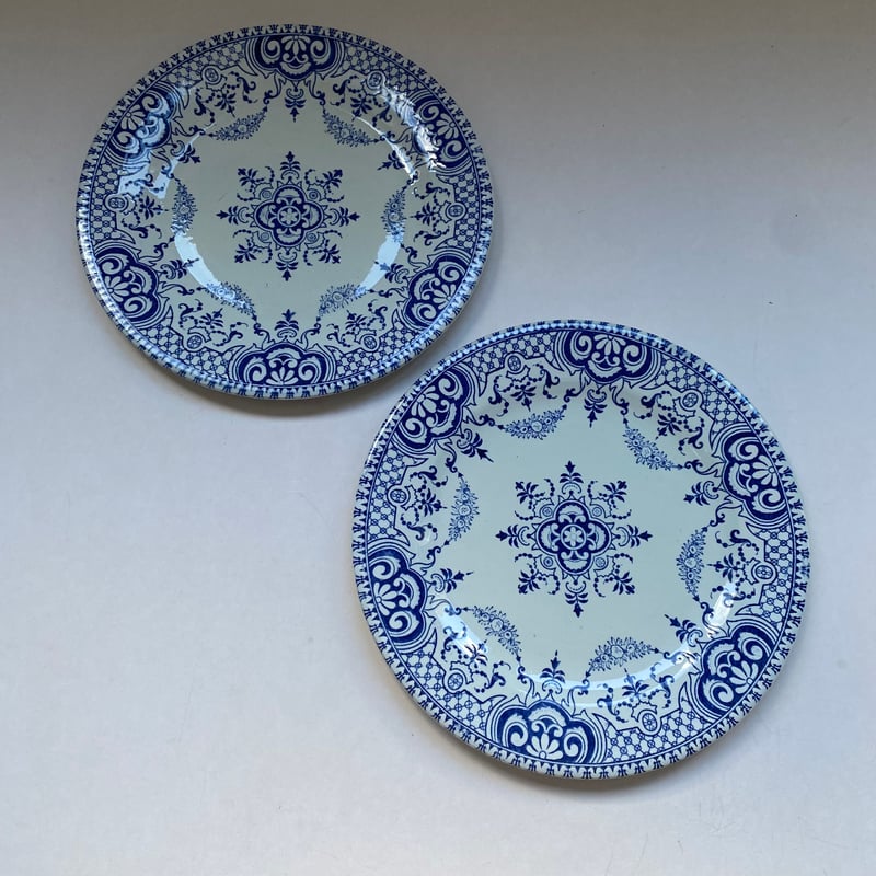 1900年 ジアン ディナープレート オリエンタル柄 1-2 | campagne à