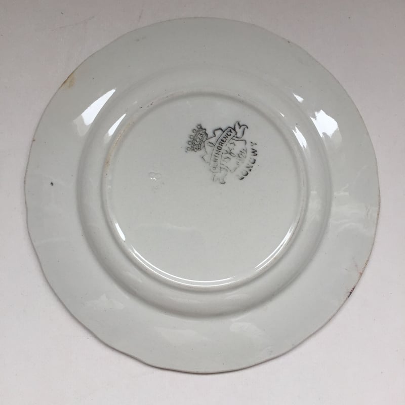 19世紀 ロンウィ デザート・プレート さくらんぼ