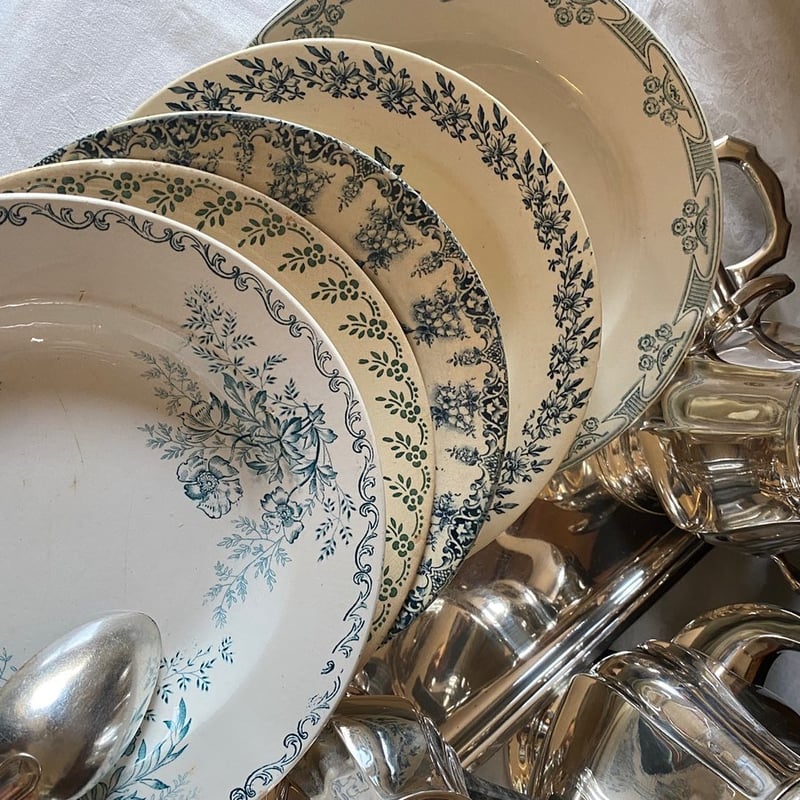 1900年 クレールフォンテーヌ レイモン ディナープレート アール