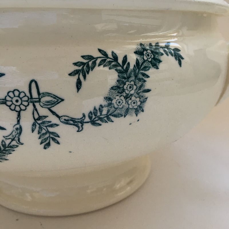 1910年代 ロンシャン窯 リュテス スーピエール カルトーシュ柄