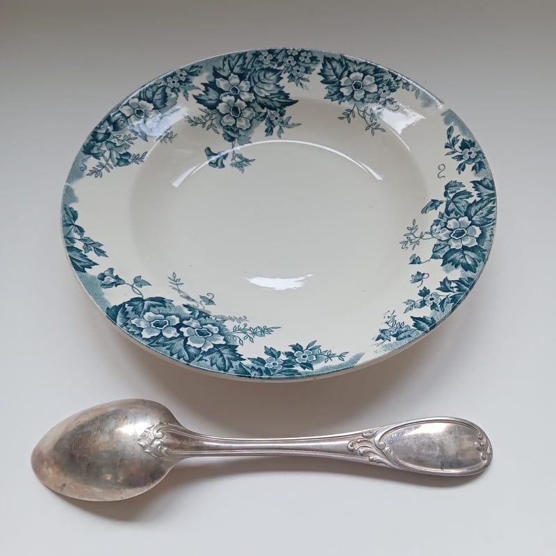 サンタマン　マリールイーズ　スープ皿　深皿　スーププレート 3 1900年 サンタマン マリー・ルイーズ スープ・プレート