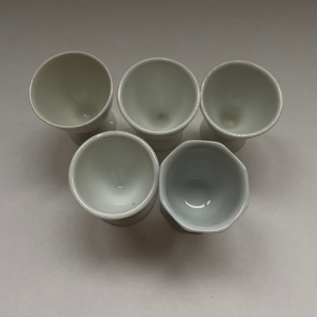 20世紀前半　コクティエ　白磁　６点セット