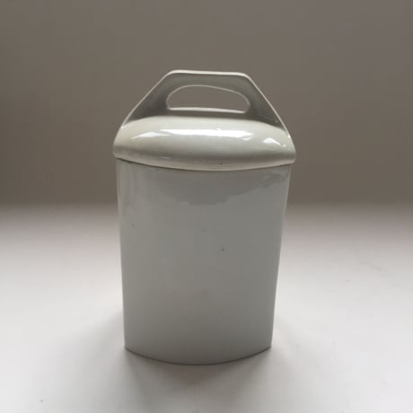 1920年代　キャニスター　陶器　　ルージュのライン　４点セット