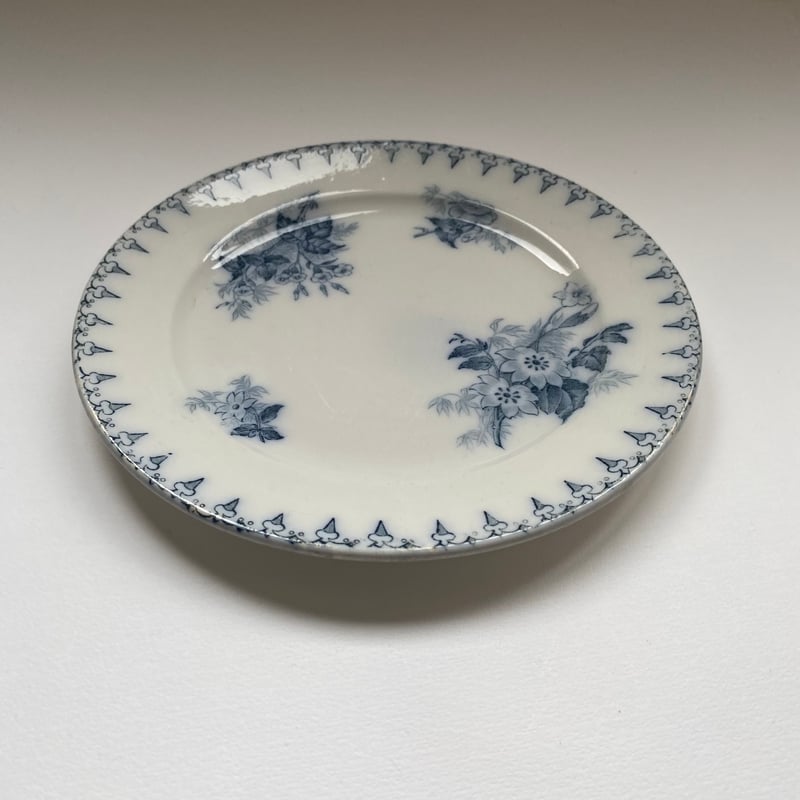 19世紀後半 サルグミンヌ フローラ デザートプレート エグランティーヌ