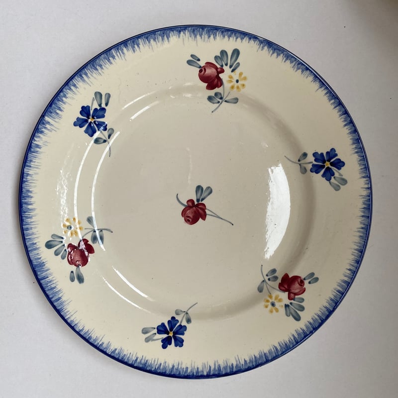 フランスアンティークDIGOIN サルグミンヌマリールーの大皿美品