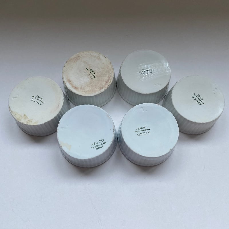 20世紀後半 アピルコ ラムカン 耐熱性磁器 6点セット | campagne à