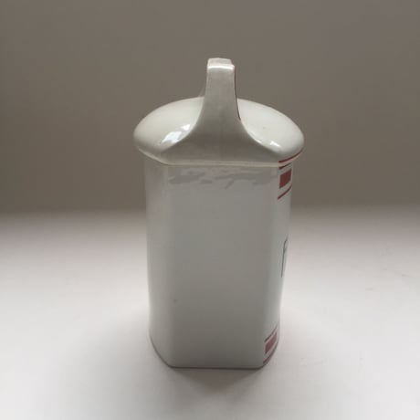 1920年代　キャニスター　陶器　　ルージュのライン　４点セット