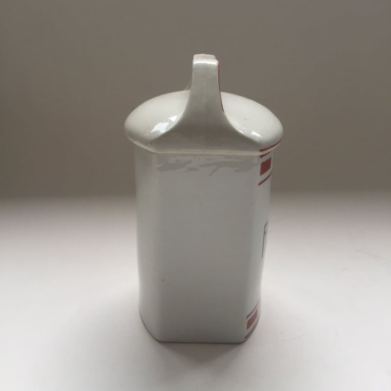 1920年代 キャニスター 陶器 ルージュのライン 4点セット