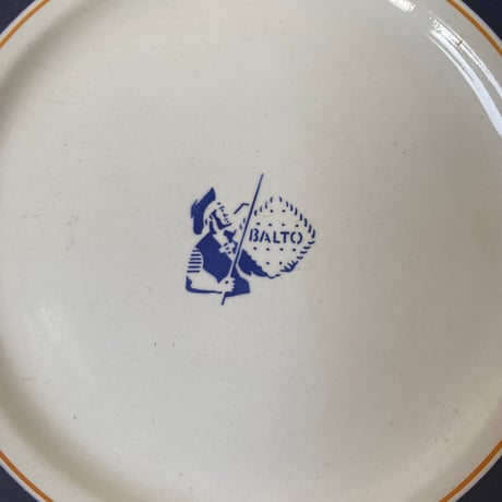 １９２０年代　HBCM  ビスキュイ・ゴンドロ　ノベルティ　デザート・プレート