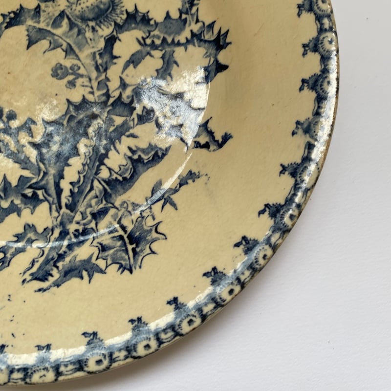 超希少 1800年代 ジアン モノグラム ディナープレート フランス