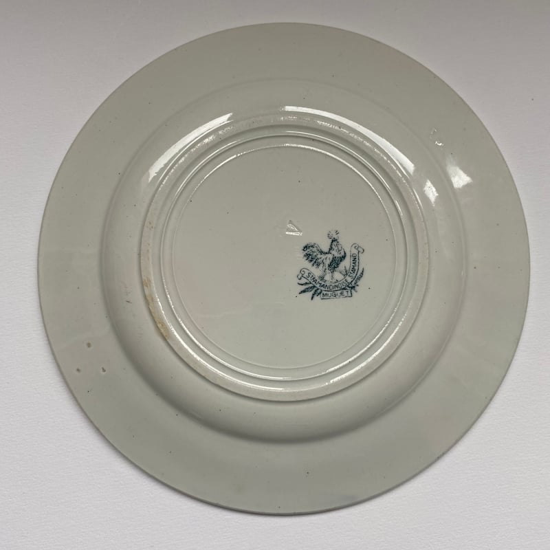 19世紀後半 サンタマン ミュゲ デザートプレート すずらん柄 1−4