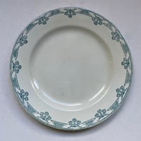 １９００年　クレールフォンテーヌ　レイモン　ディナープレート　アール・ヌーヴォー　ばら柄