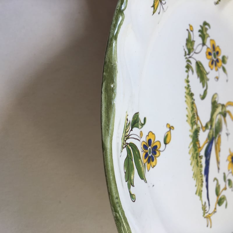 フランスヴィンテージ　南仏ヴァロリス　ディナープレート フランスヴィンテージ 南仏ヴァロリス ディナープレート フランス