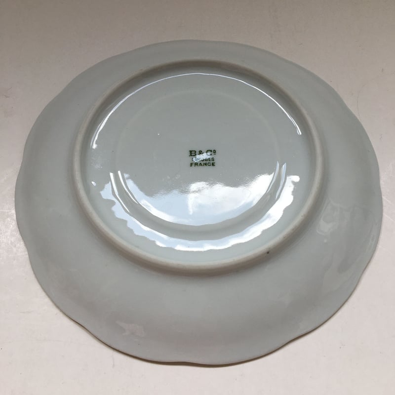 1920年代 リモージュ ベルナルド カップ&ソーサー 白磁器製 