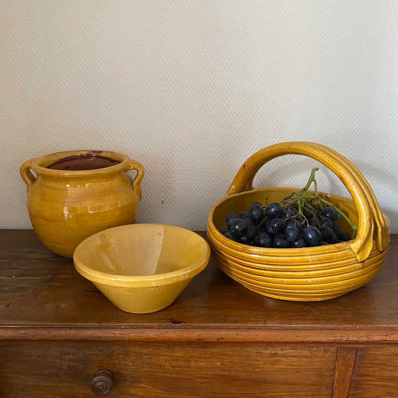 ポット テラコッタ プロヴァンス・イエロー | campagne à paris vintage