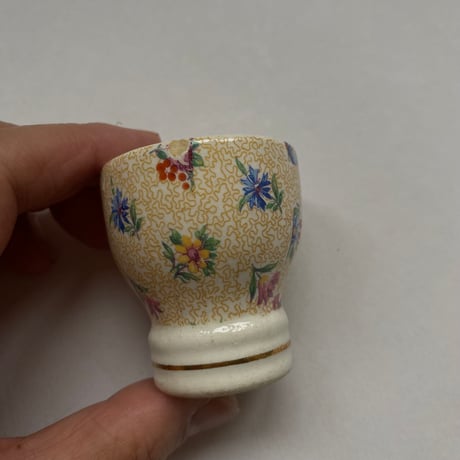 20世紀前半　コクティエ　ダミエ、アンティークピンク、小花柄　6点セット